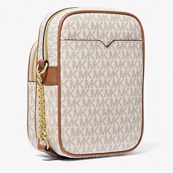 MK Jet Set Travel Medium Logo Chain Crossbody Bag NWOT - Picture 7 of 13